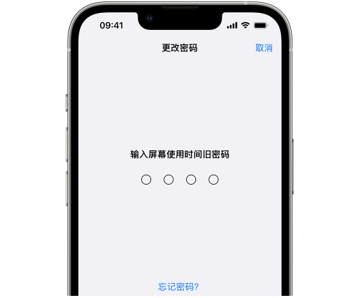 如皋iPhone屏幕维修分享iPhone屏幕使用时间密码忘记了怎么办 