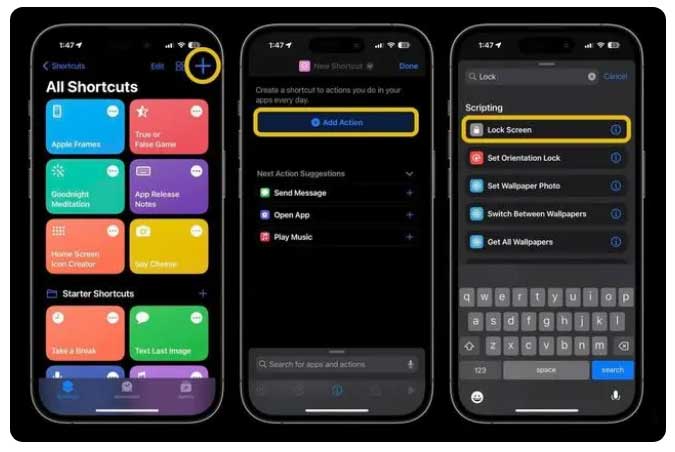 如皋苹果手机维修分享:如何在 iOS 16.4 中设置 iPhone 锁屏快捷方式？ 