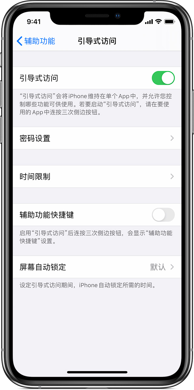 如皋苹果手机维修分享如何在 iPhone 上退出引导式访问 