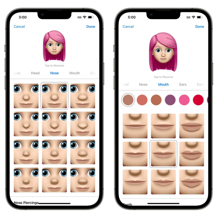 如皋苹果手机维修分享​iOS 16中的拟我表情有了哪些变化和升级 
